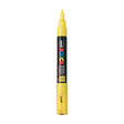 Uni posca verfmarker 1mc geel - conische punt - 1 mm