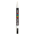 Uni posca pc3m acrylmarker wit - ronde punt tot 1,3 mm
