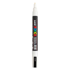 Uni posca pc3m acrylmarker wit - ronde punt tot 1,3 mm