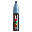 Uni posca verfmarker 8k leigrijs - beitelpunt 8mm