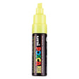 Uni posca verfmarker 8k geel - beitelpunt 8mm