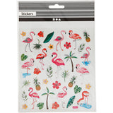 Creativ company http: www.cchobby.nl stickers-flamingo-vel-15x16-5-cm-ca-37-stuk-1-vel