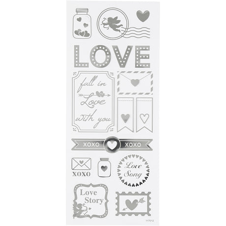 Creativ company https: www.cchobby.nl stickers-love-vel-10x24-cm-ca-14-stuk-zilver-1-vel