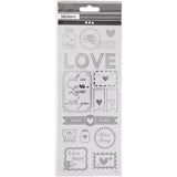 Creativ company https: www.cchobby.nl stickers-love-vel-10x24-cm-ca-14-stuk-zilver-1-vel