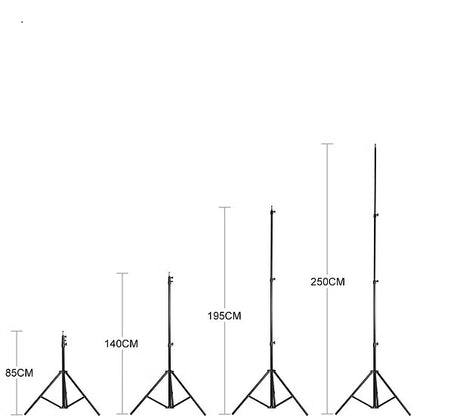 Falcon eyes lampstatief i-2500 82-250 cm