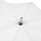 Falcon Eyes Flitsparaplu UR-48S Zilver Wit 122 cm