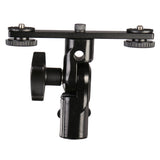 Falcon eyes twin mount tilting bracket + 2 x flitsschoen cld-14a