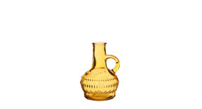 Lille oker fles h.10 ø7cm