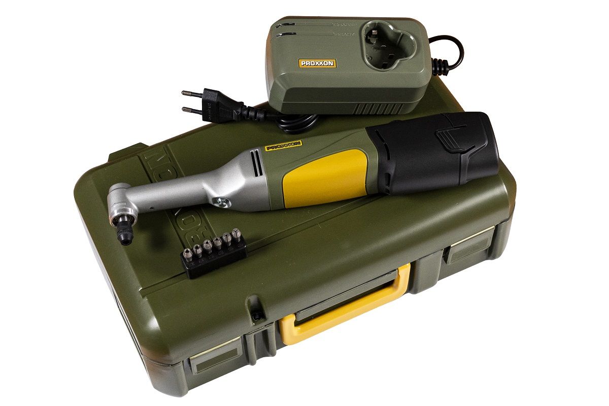 Proxxon lwb hoek boor een batterij set