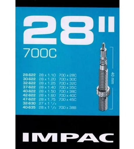 Imp Binnenband (by Schwalbe) SV28 Race, 28x1 ETRTO 20 28-622 630, Ventiel: Frans 60mm