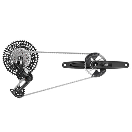 Sram groepset eagle 90 dub t-type inclusief: achterderailleur shifter crankset 175mm wide gx ketting cassette 10-52 - 299489