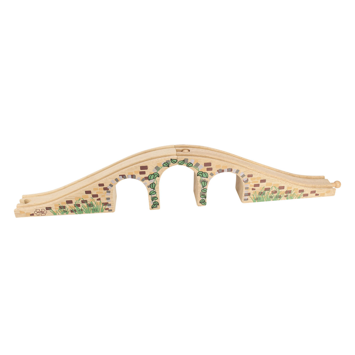 Bigjigs Wooden Rails Bridge con 3 archi