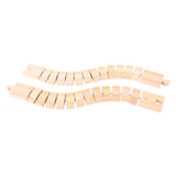 BigJigs Rails de madera flexible, 2st.