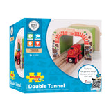 Bigjigs Wooden Rails Double-Track Tunnel