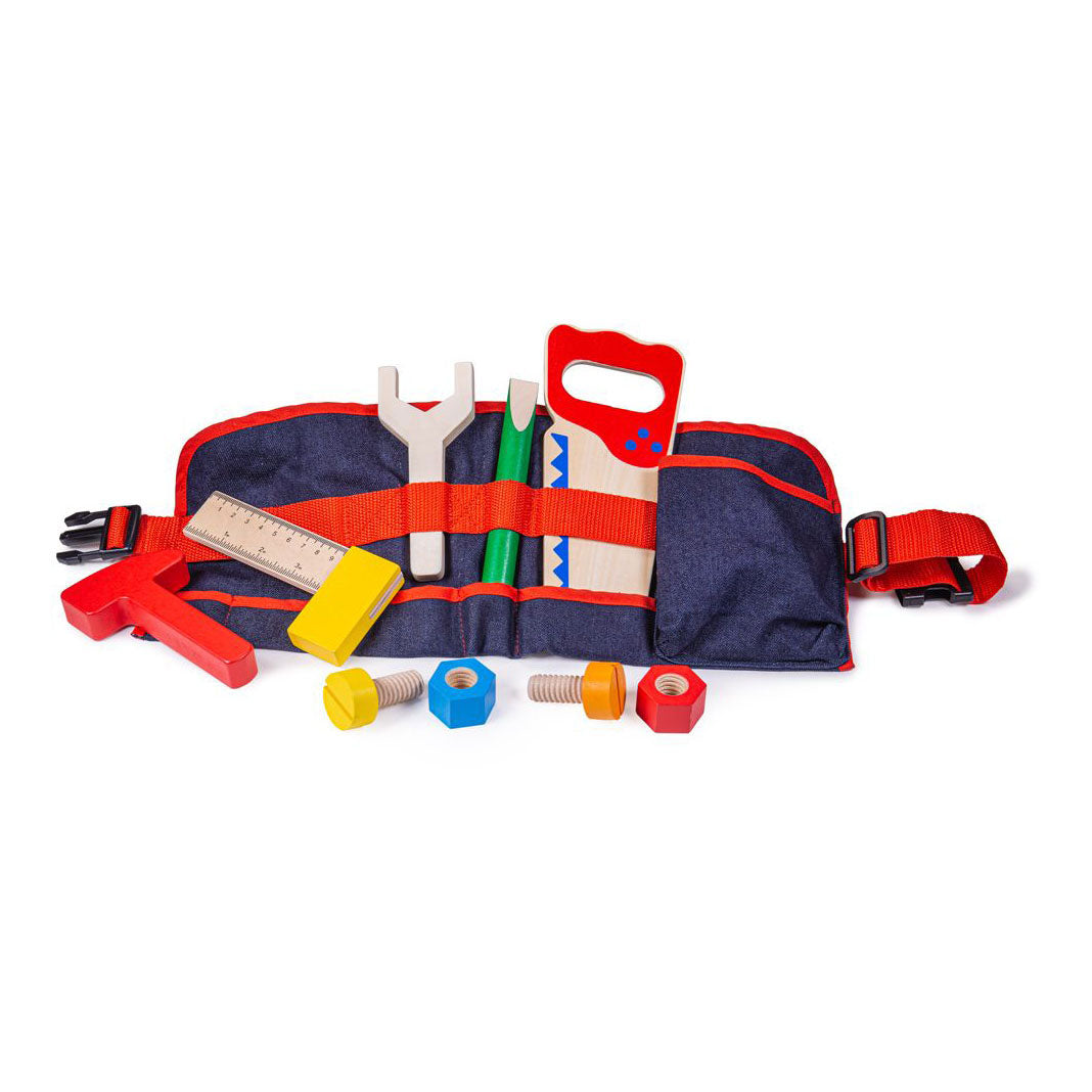 Bigjigs Red Tool Belt