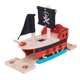 Bigjigs treskinner piratskip