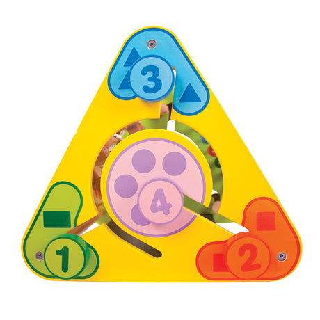 Bigjigs baby telraam met letters en krijtbord - green toys