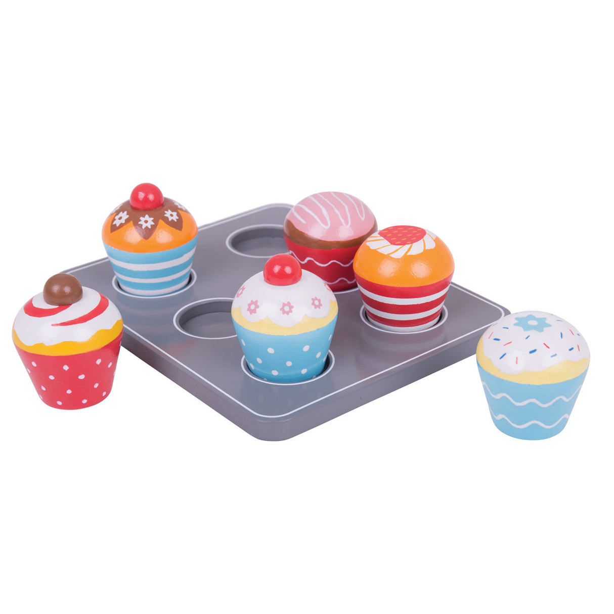 Ensemble de muffins en bois Bigjigs