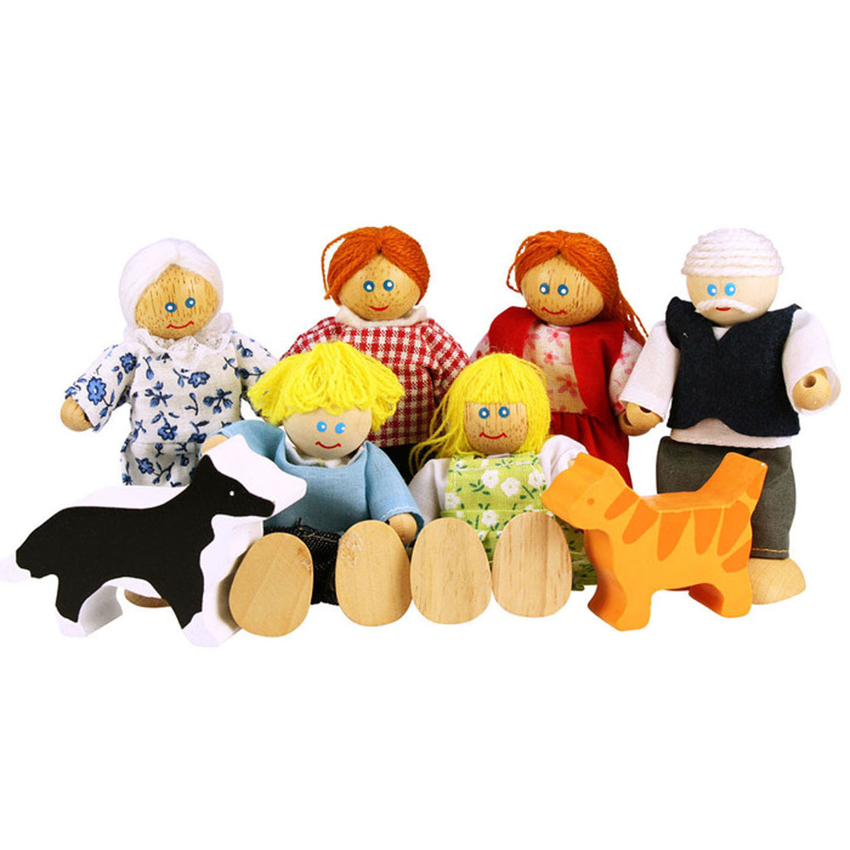 Familia de Poppenhuis de madera BigJigs