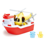 Green Toys Green Toys Rescue boat with helicopter