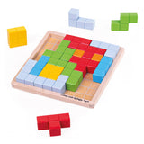 Bigjigs Holzblock -Puzzle -Muster