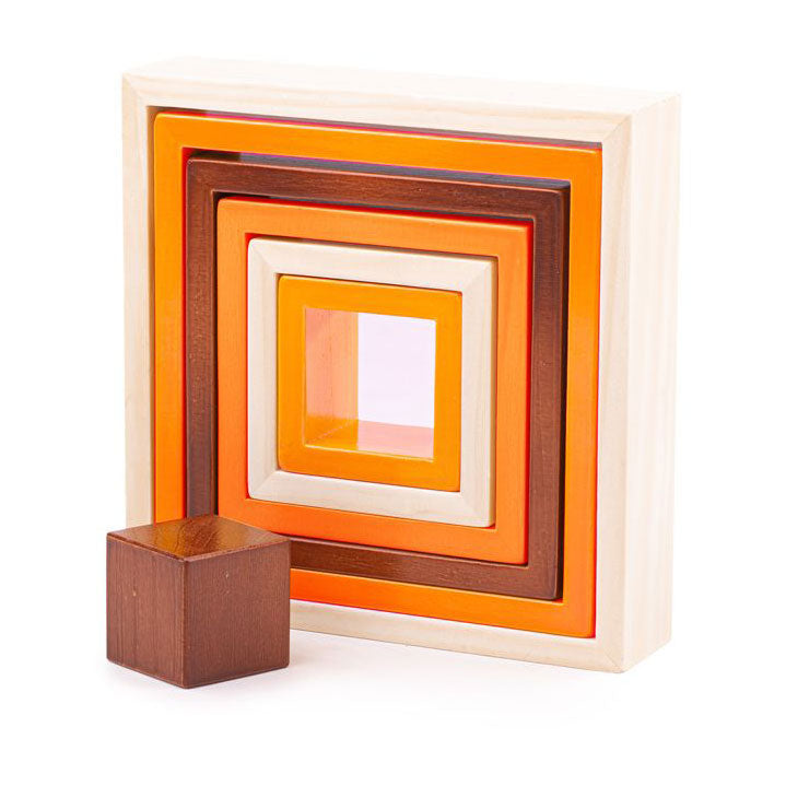 Bigjigs Wooden Square Stack Toys