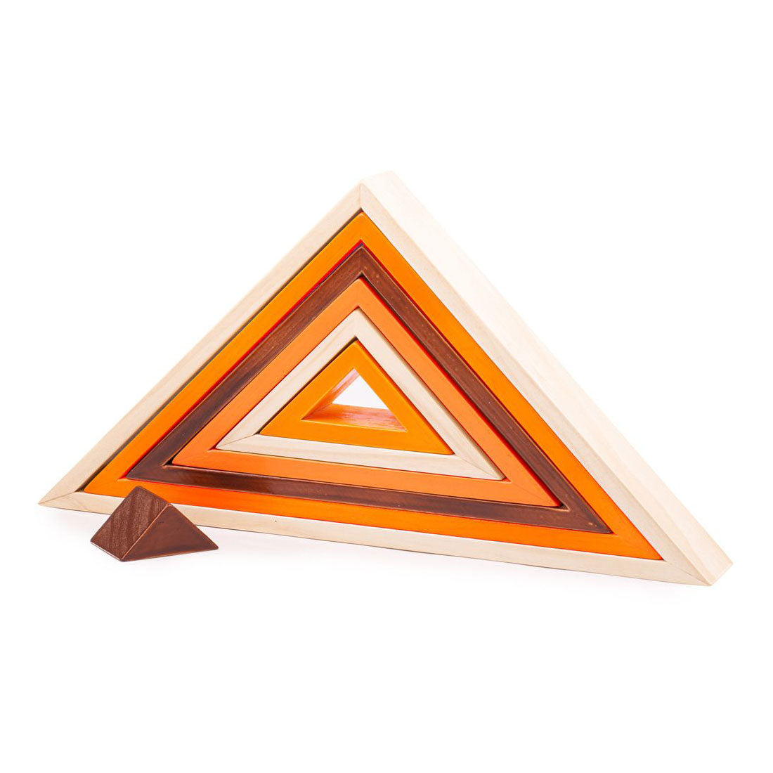 Bigjigs Wooden Triangle Stack Toys