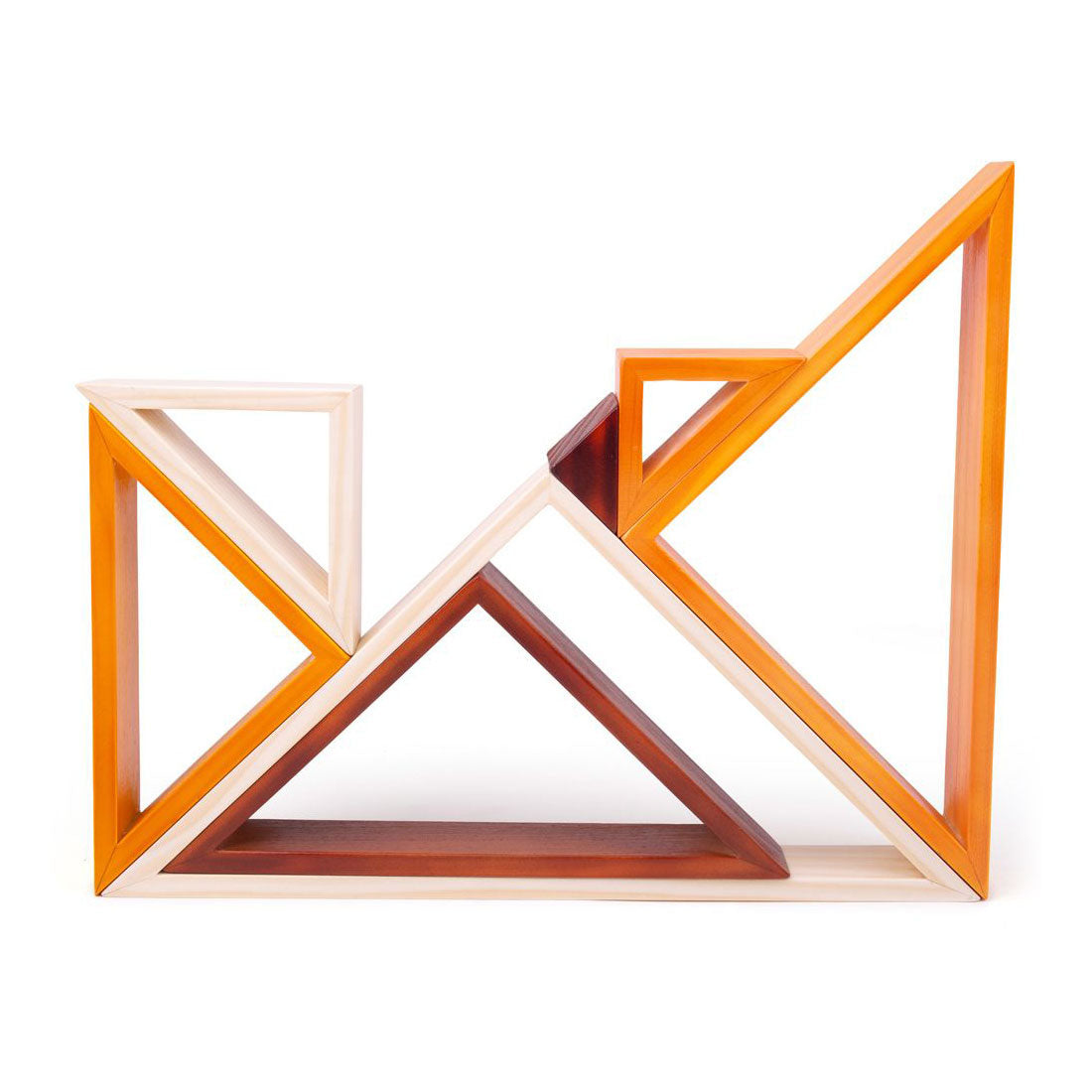 Bigjigs Wooden Triangle Stack Toys