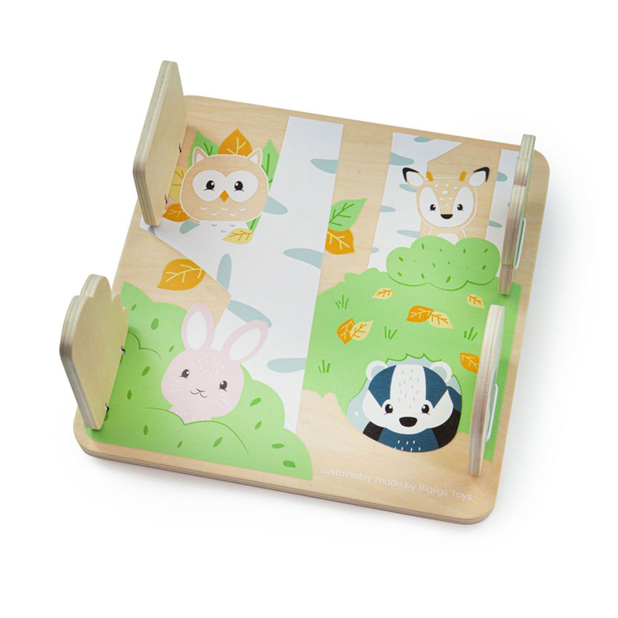 Bigjigs Woodland Wooden Hide e cerca il puzzle