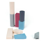 Bigjigs wooden building blocks in storage, 50dlg