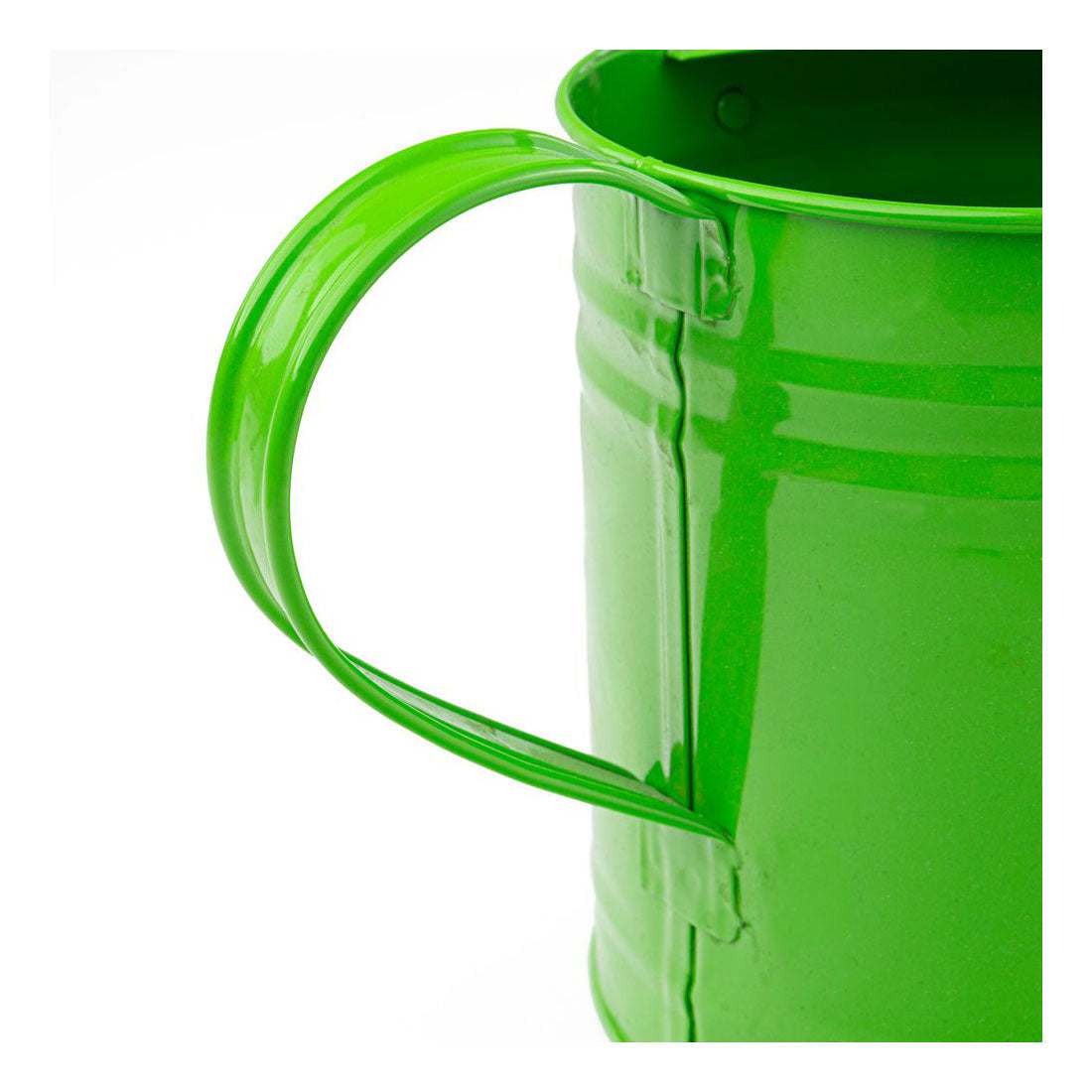 Bigjigs green metal watering can