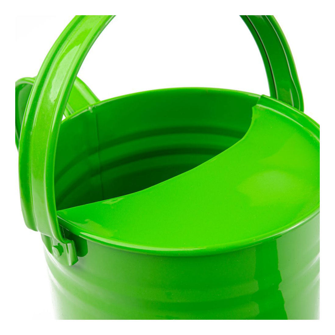 Bigjigs green metal watering can