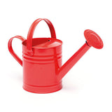 Bigjigs red metal watering can