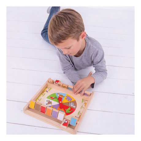 Bigjigs houten spel kraak de code