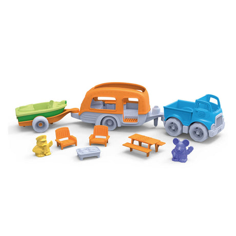 Green toys groen speelgoed camper set
