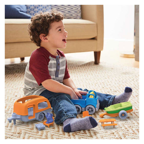 Green toys groen speelgoed camper set