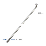 Spaken 296-14 Alpina ø2.00 mm FG 2.3 verzinkt - zilver (144 stuks)