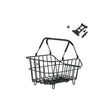 Basil fietsmand cento alu met mik bevestiging 14 liter 39 x 24 x 15 - zwart