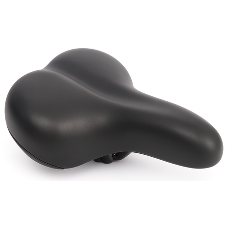 Edge fietszadel city soft incl. zadelstrop - zwart