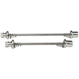 TranzX - Quick release voor achternaaf + zadelpen zilver