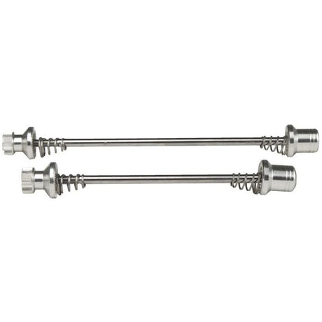 TranzX - Quick release voor achternaaf + zadelpen zilver