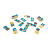 Bigjigs houten londen dominospel, 28dlg.