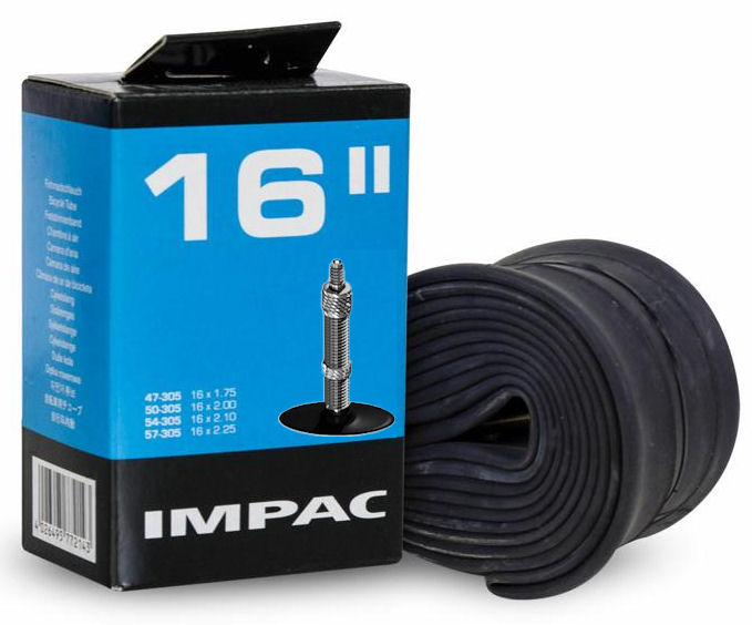 Impac Inner Tube (av Schwalbe) DV16 16x1.75 2.35 Etro 47 57-305, Ventil: Blitz Holland 26mm