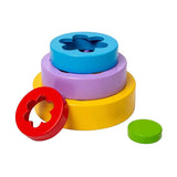 Bigjigs houten bloementoren, 5dlg.