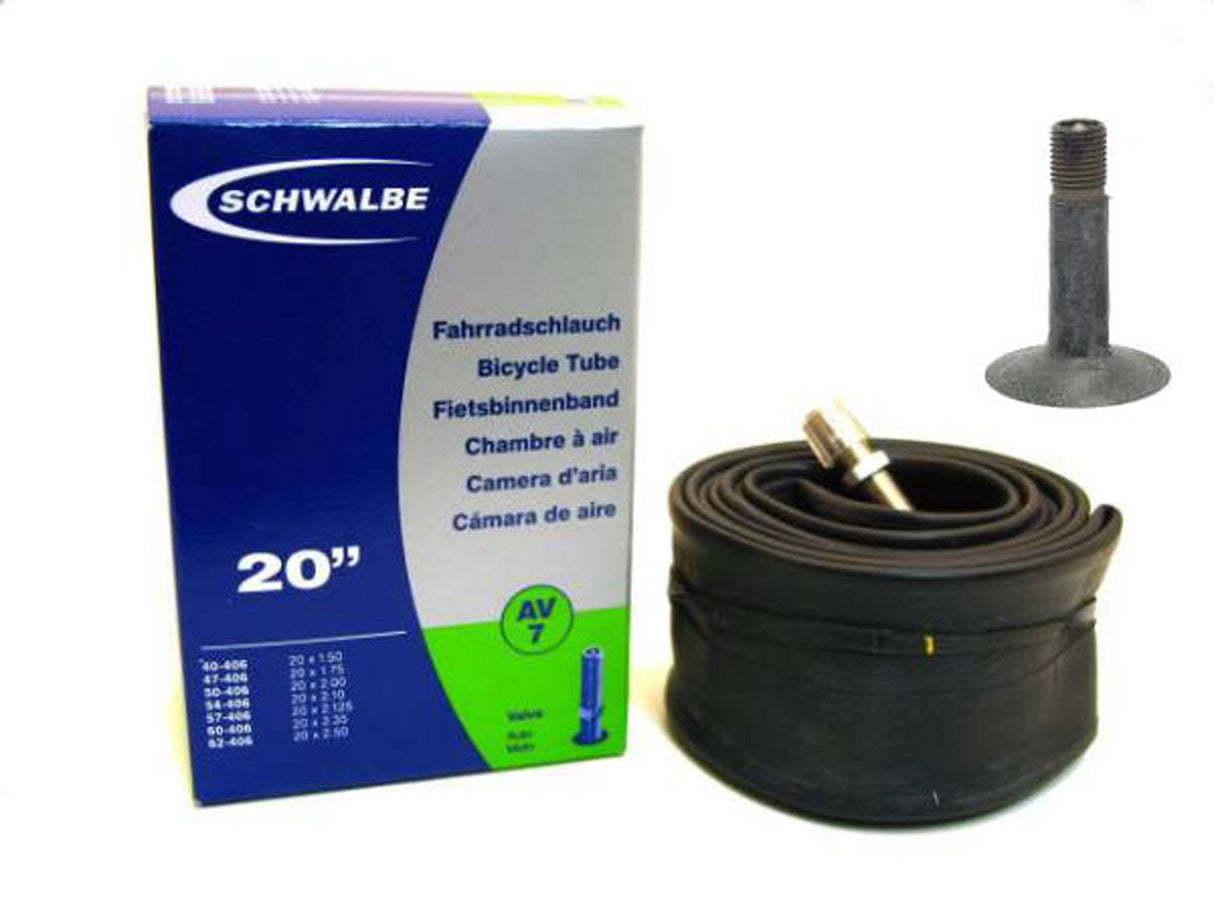 Schwalbe inner tube AV7 20 inch 20x1.50-2.50 40 62-406 AV 40mm