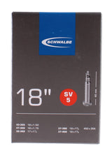 Schwalbe bannenzegen Tube sv5 18 Zoll 37 47-355-400 SV 40 mm