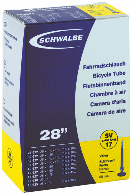 Schwalbe Inner Tube 27 28 x 1,10 1,75 (28 47-609 635) FV 60 mm