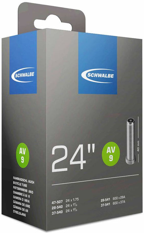 Schwalbe Inner Tube AV9 24 pollici 28 47-507 540 AV 40mm