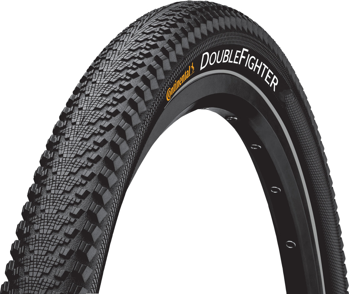 Continental Conti Double Fighter III Fast city flash, black, 28x1 3 8, 37-622, 640g, 4-6 bar