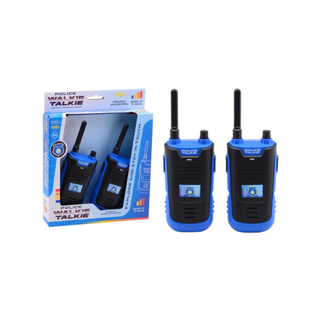 Johntoy walkie talkie politie - 300 meter bereik